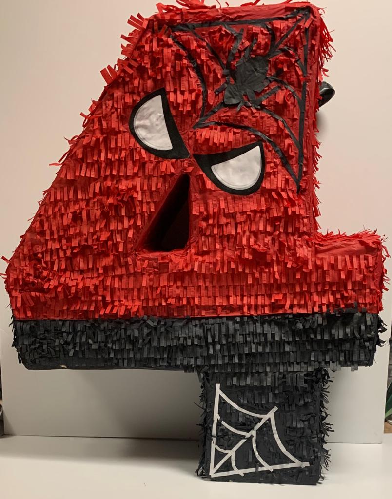 4 Spider man theme Pinata NM 09-12 – Party Piñatas Houston