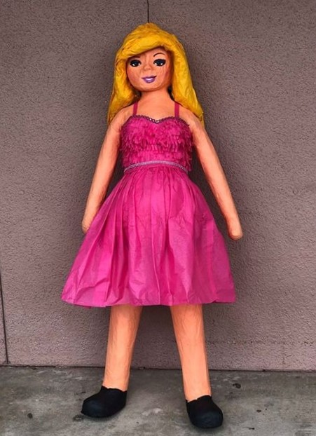 Barbie Themed Basket Pinata GL 05-48 – Party Piñatas Houston